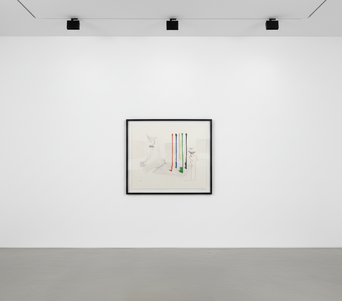 David Hockney - I Say They Are, 1976-77, Etching