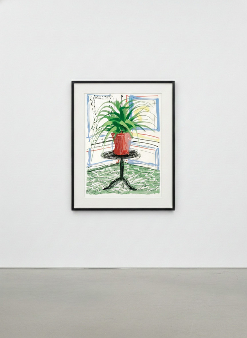 David Hockney - Ipad Drawing 468, 2010, iPad drawing in colours printed on cotton-fibre archival paper
Signed and dated