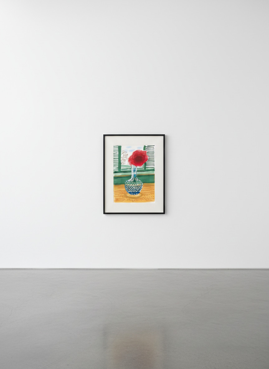 David Hockney - iPad Drawing No. 281, 23rd July 2010, 2010, Eight color inkjet print on cotton fibre archival paper