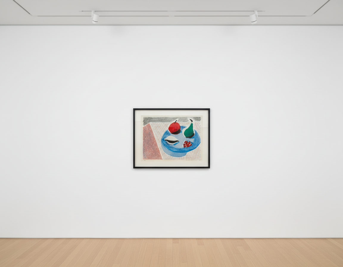 David Hockney - The Round Plate, 1986, Home Made Print