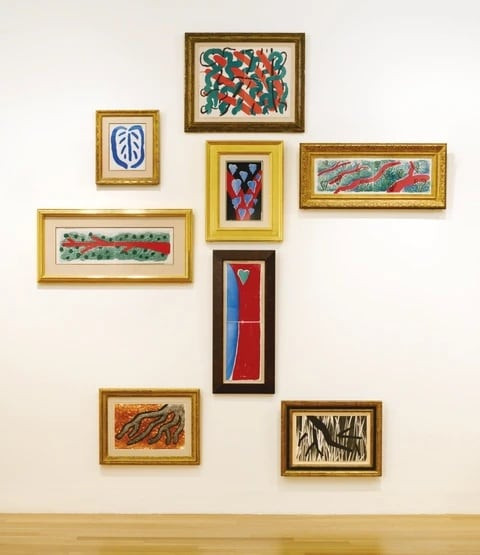 David Hockney - The Tree, 1986, Hime Made Print in eight parts