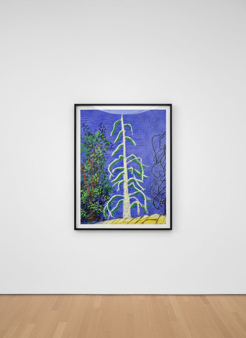 David Hockney - The Yosemite Suite No. 14, 2010, Ipad drawing on paper