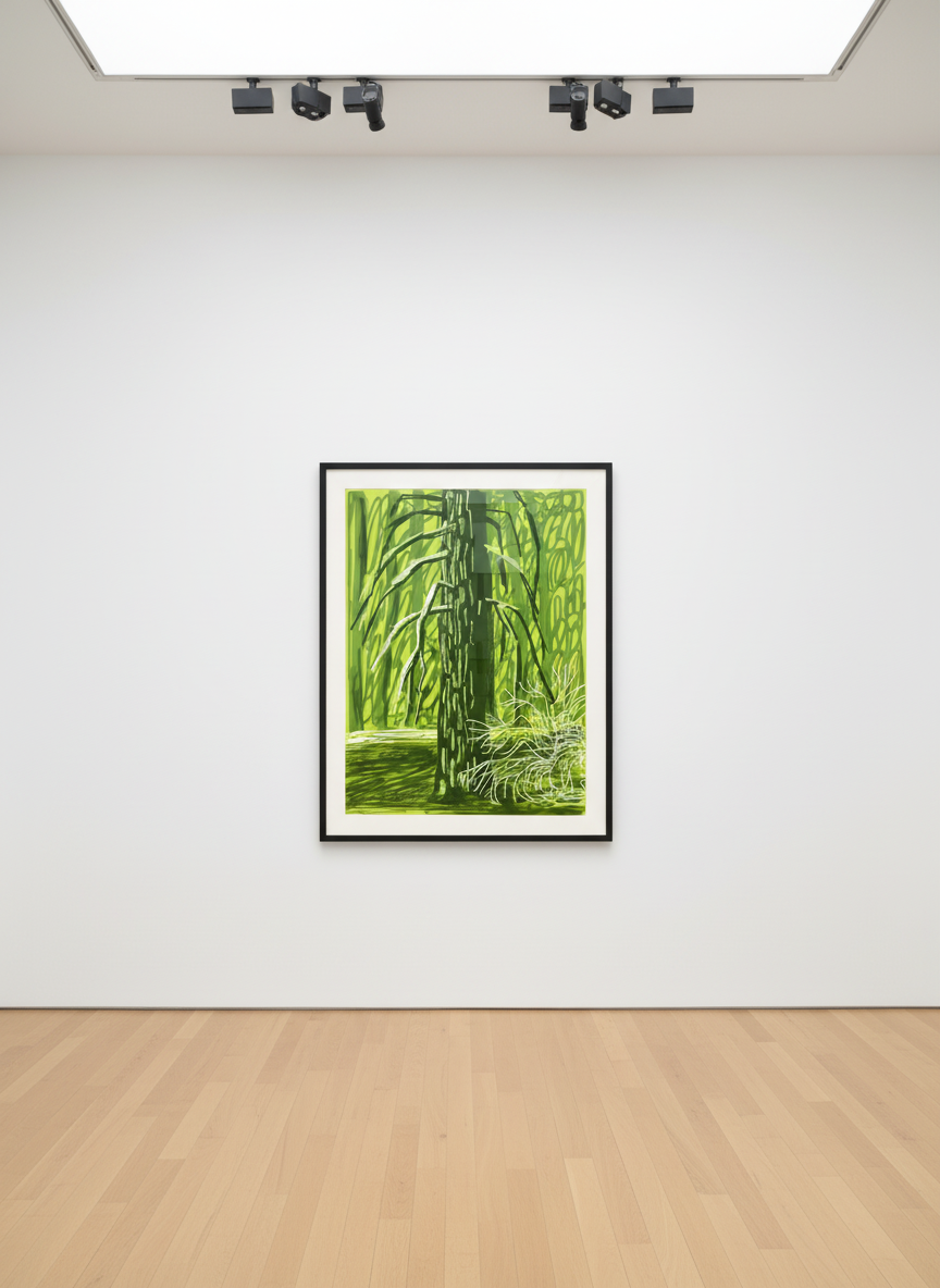 David Hockney - The Yosemite Suite No. 18, 2010, Ipad drawing on paper