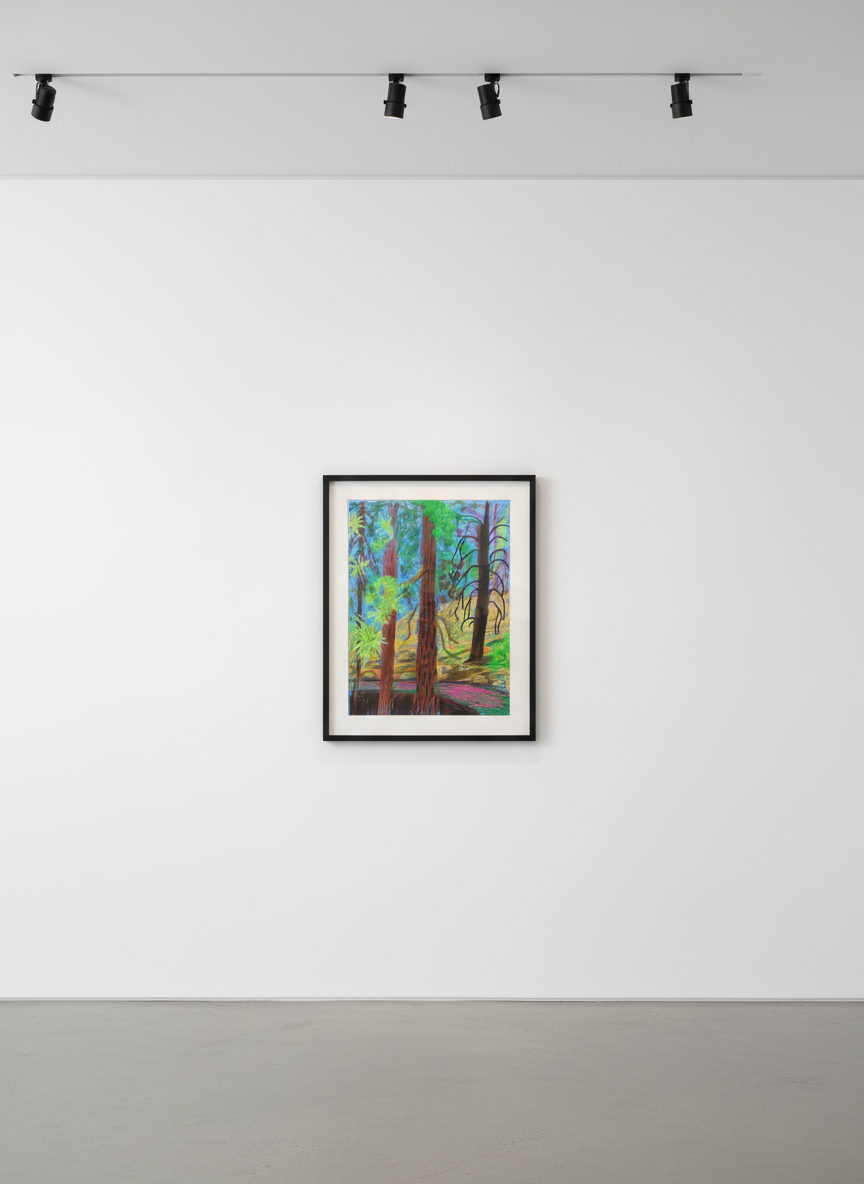 David Hockney - The Yosemite Suite No. 6, 2010, iPad drawing on paper