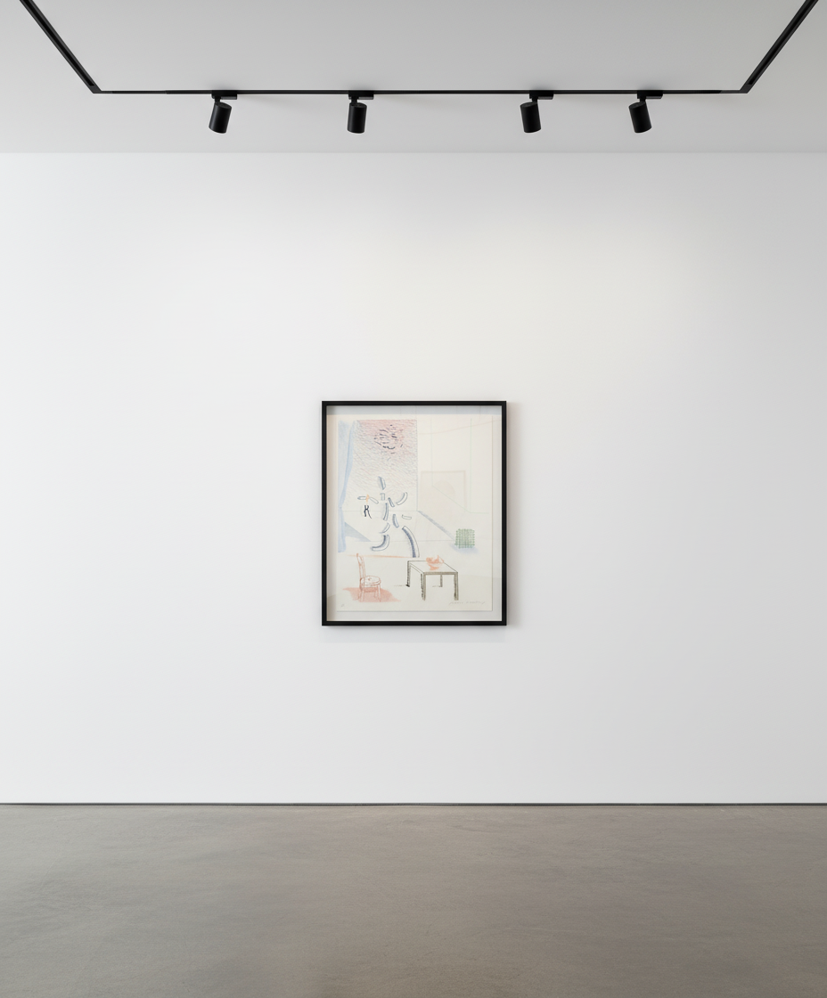 David Hockney - Tick It Tock It Turn It True, 1976-77, Etching