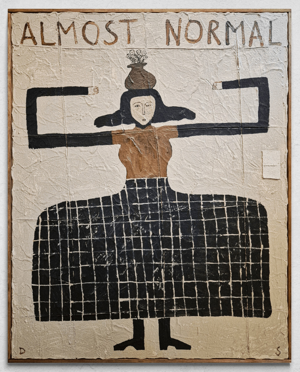 David Schmitt - Almost Normal, 2024, Mixed Media on Canvas