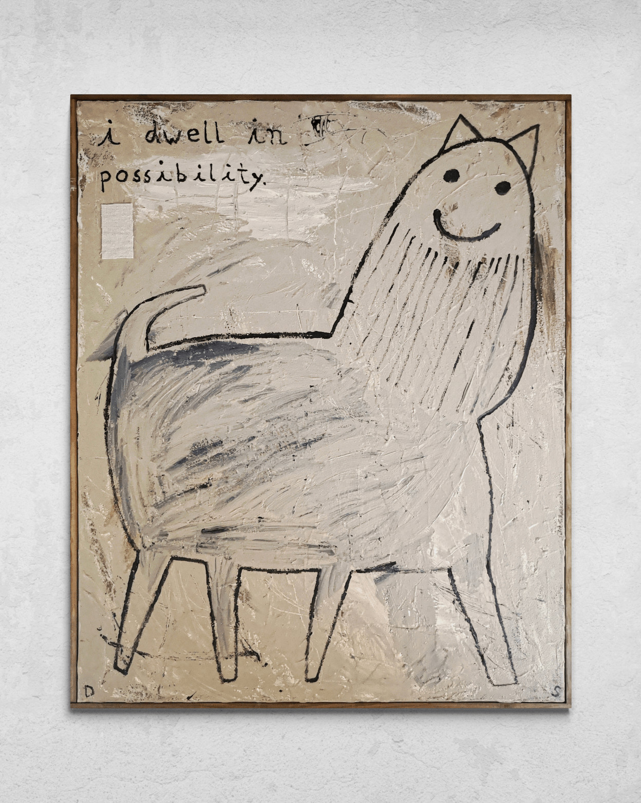 David Schmitt - I Dwell in Possibility, 2024, Mixed Media on Canvas