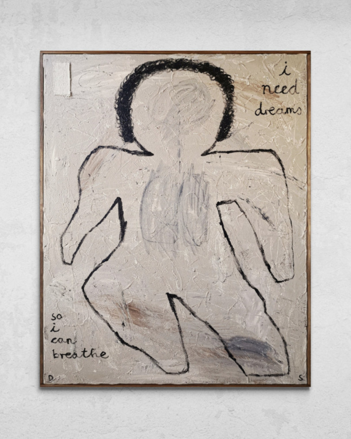 David Schmitt - I Need Dreams, 2025, Mixed media on canvas