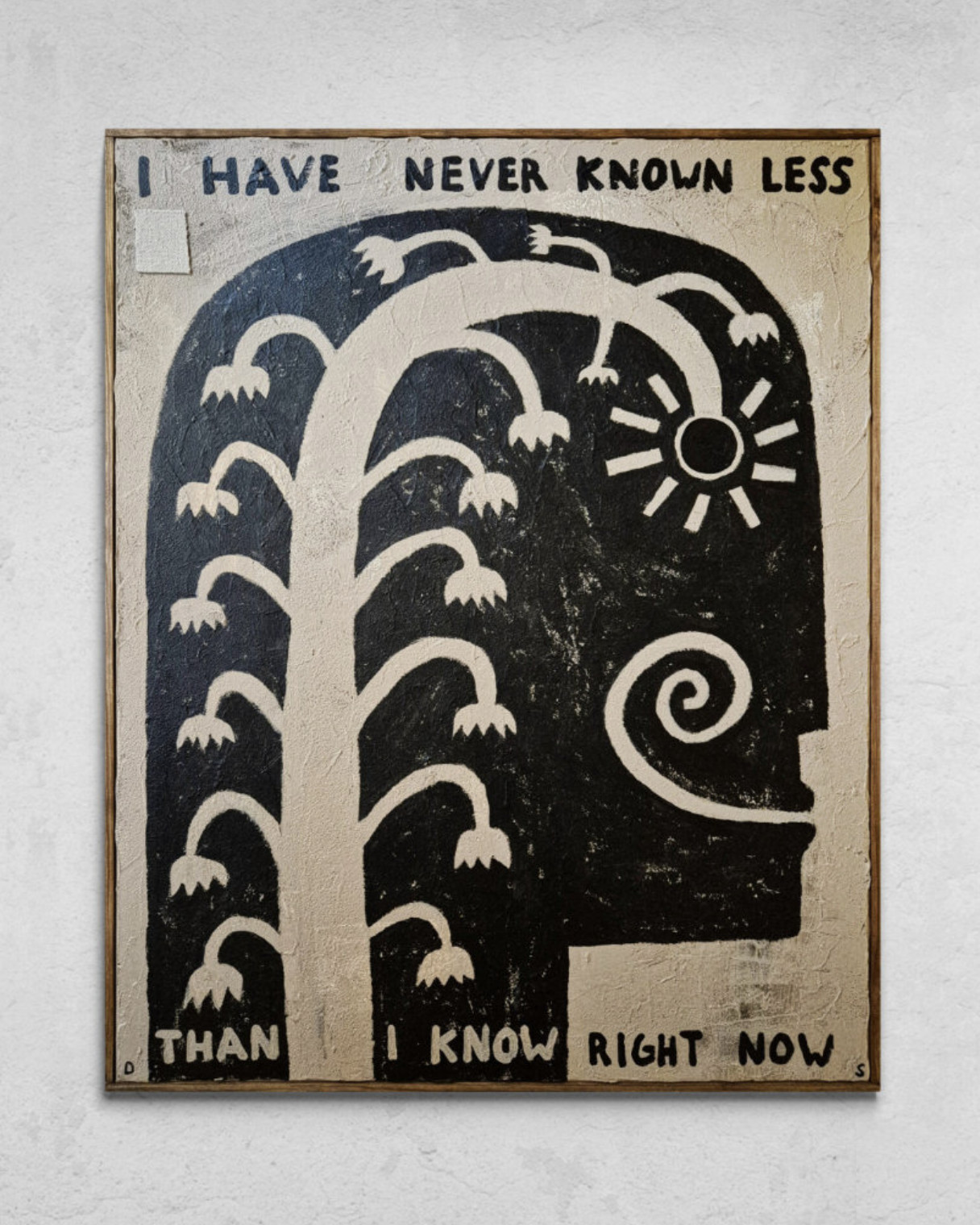 David Schmitt - Never Known Less, 2025, Mixed media on canvas