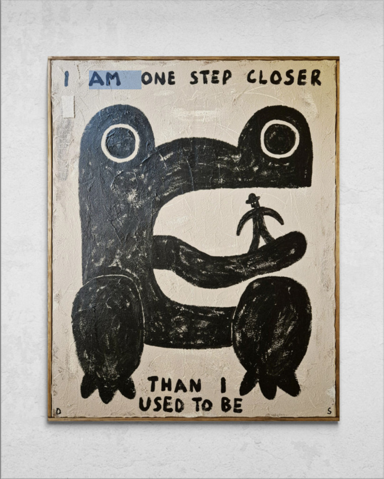 David Schmitt - One Step Closer, 2025, Mixed media on canvas