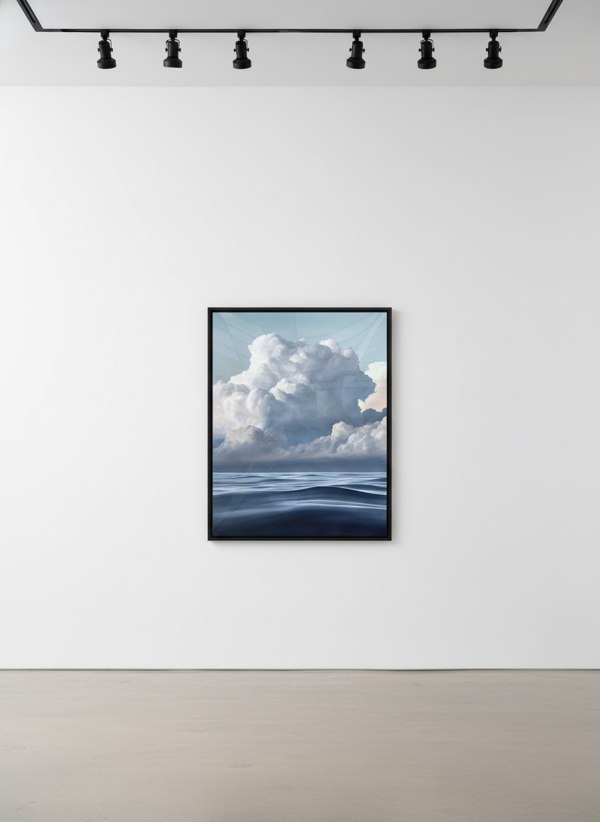 Derek Macara - Cloudy Morning II, 2025, Oil on canvas