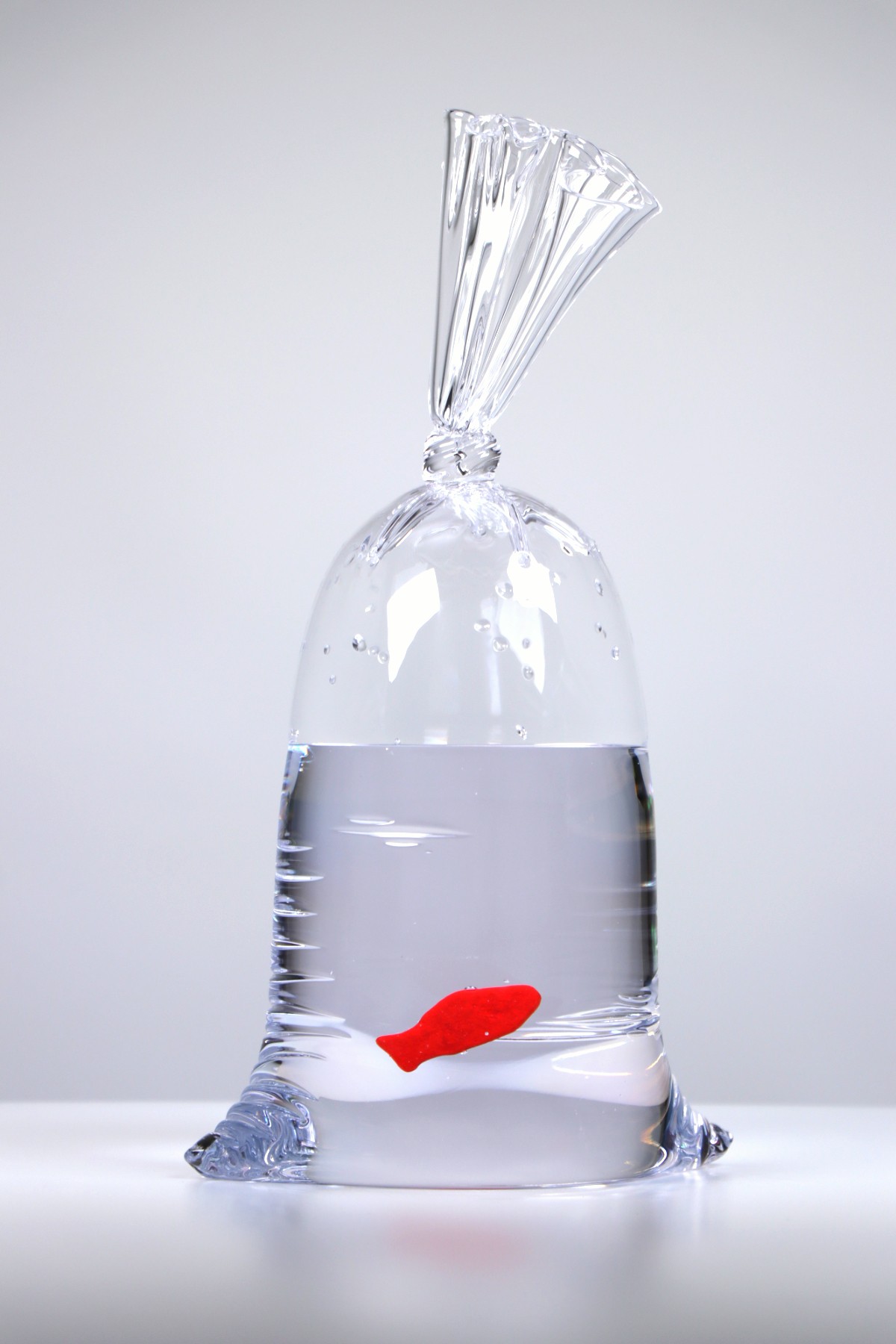 Dylan Martinez - Swedish Fish No. 80, 2026, Glass Sculptures - Hot Sculpted, Sandblasted, Acid Etched