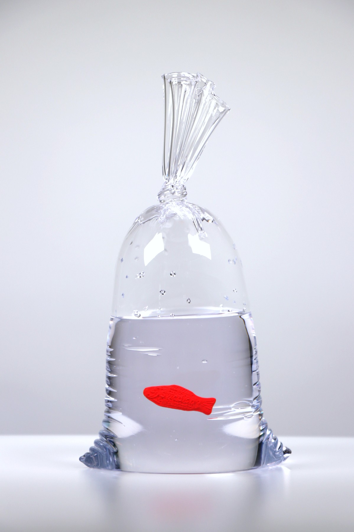Dylan Martinez - Swedish Fish No. 92, 2026, Glass Sculptures - Hot Sculpted, Sandblasted, Acid Etched