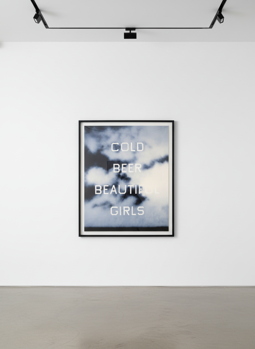 Ed Ruscha - Cold Beer, 2009, Lithograph