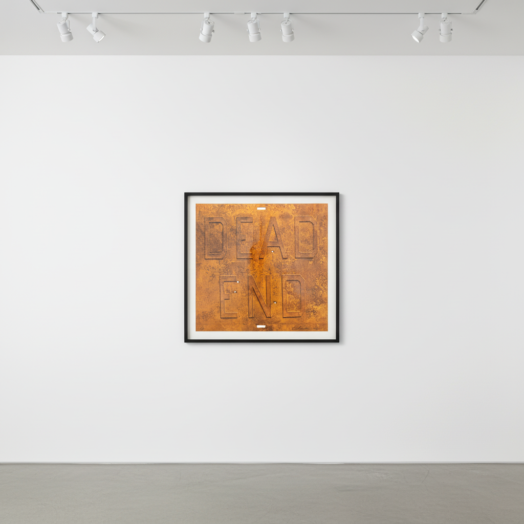 Ed Ruscha - Dead End 2, 2014, Mixografia print on handmade paper