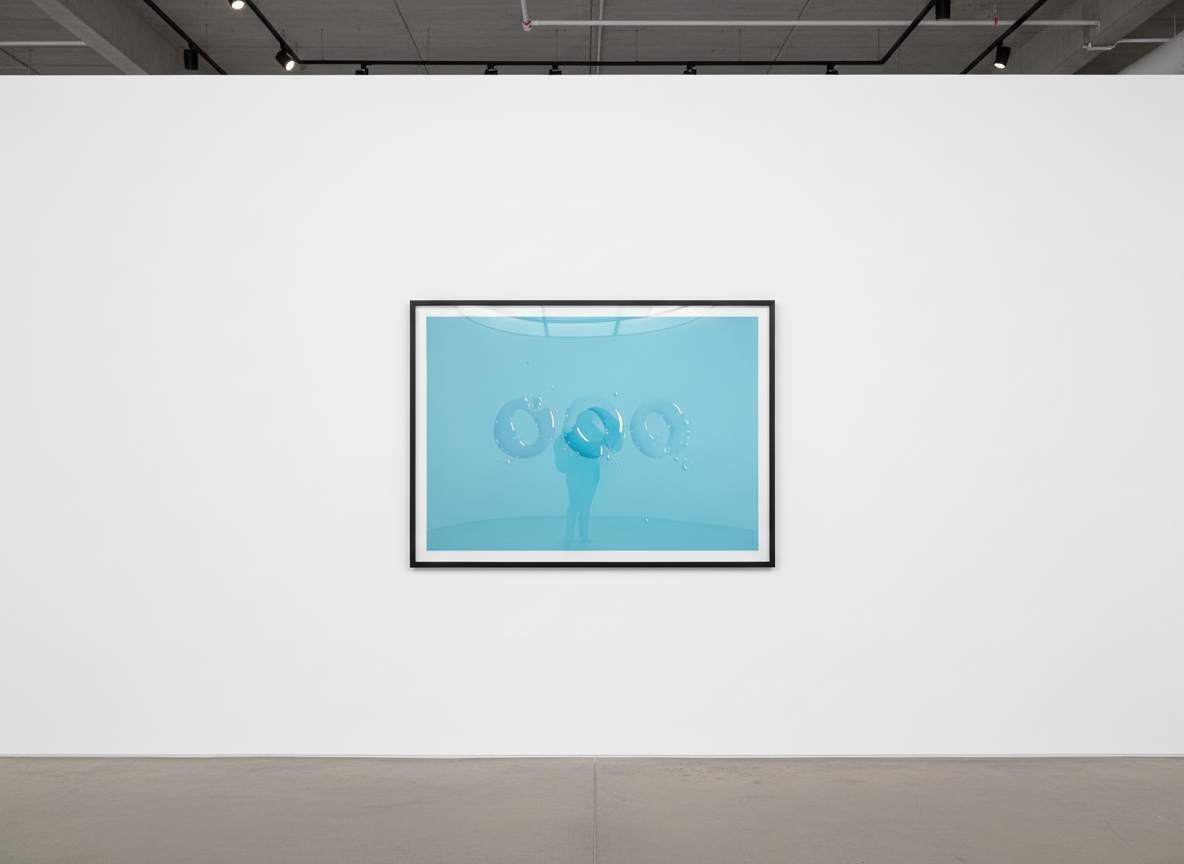 Ed Ruscha - OOO, 1969, Color lithograph