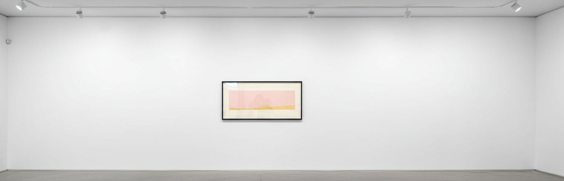 Ed Ruscha - Pepto-Caviar Hollywood, 1970, Screenprint on Copperplate Deluxe paper, torn and deckle edges