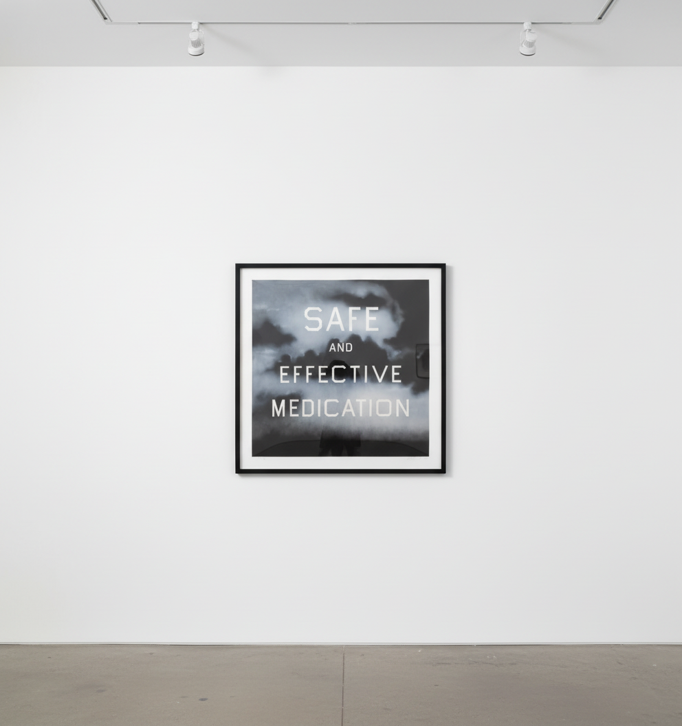 Ed Ruscha - Safe and Effective Medication, 2011, Lithograph in colors on Somerset Satin paper