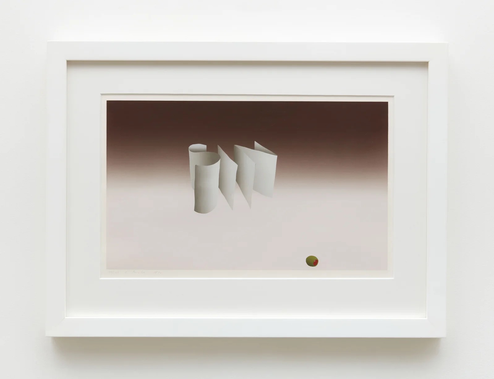Ed Ruscha - Sin with Olive, 1970, Lithograph