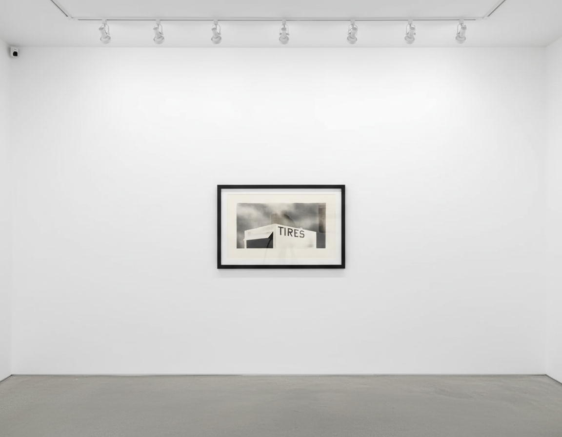 Ed Ruscha - Tires, 1993, Lithograph