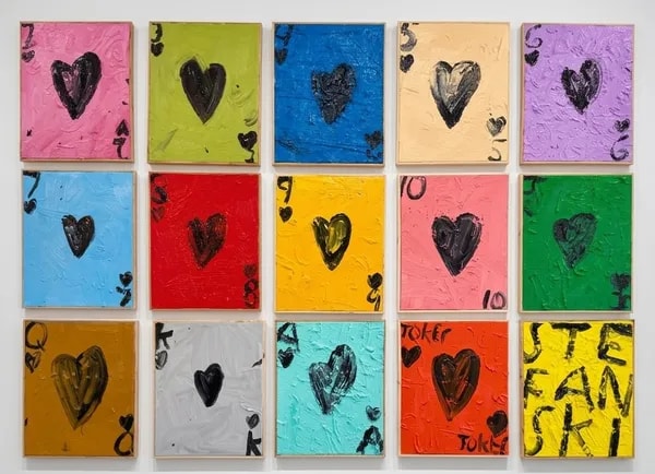 Eric Stefanski - Deck of Hearts, 2026, Acrylic on canvas