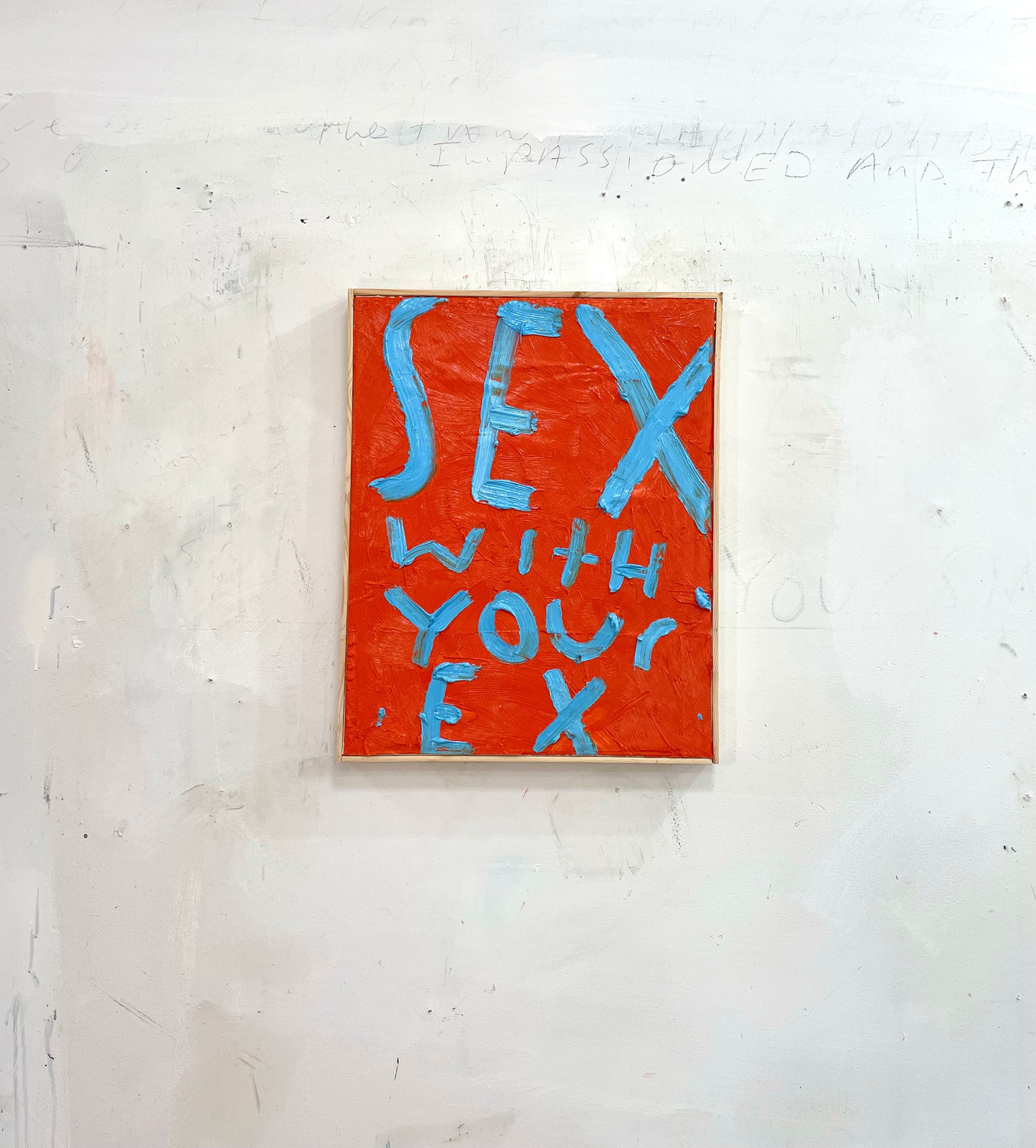 Eric Stefanski - Ex, 2023, Oil on canvas