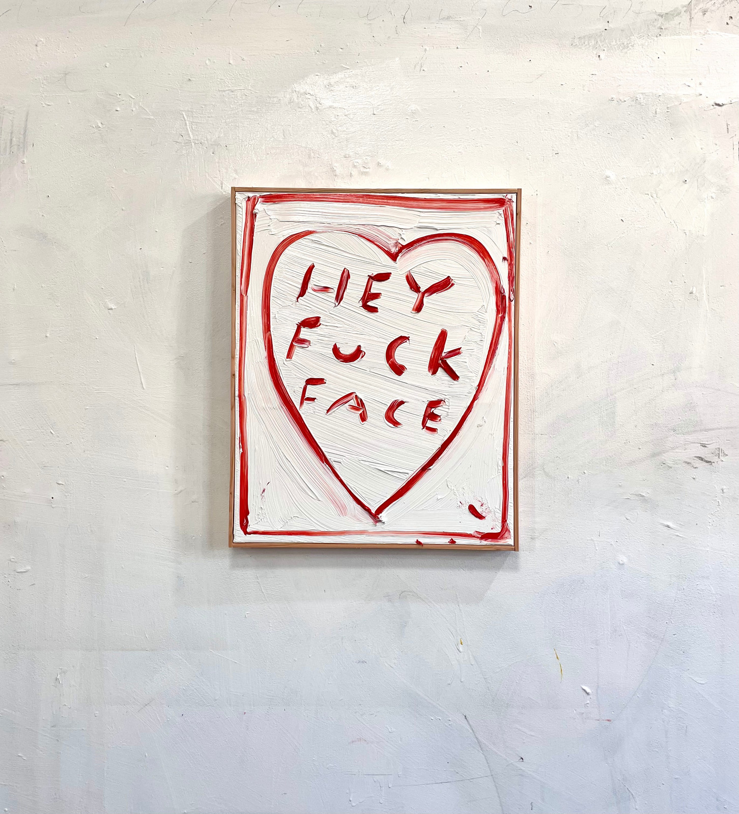Eric Stefanski - Fuck Face, 2024, Oil on canvas