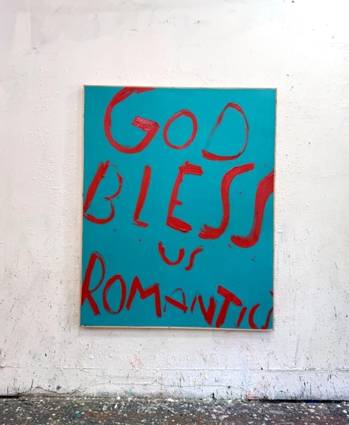 Eric Stefanski - God Bless Us Romantics, 2026, Oil on canvas