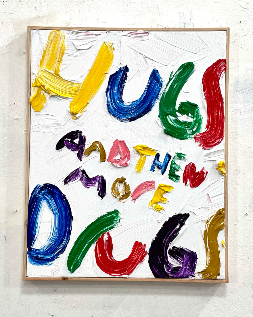 Eric Stefanski - Hugs and Drugs, 2024, Oil on canvas