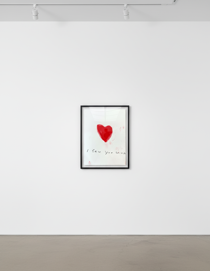 Eric Stefanski - I Saw You Wink, 2023, Oil pastel and charcoal on heavyweight paper