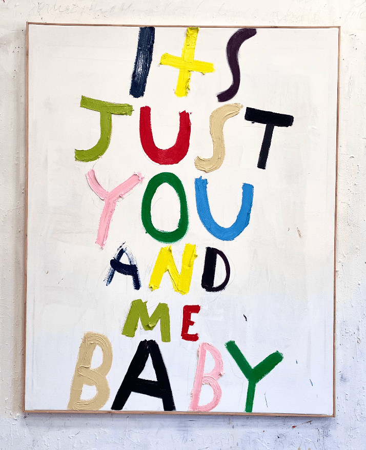 Eric Stefanski - Just You and Me, 2024, Oil on canvas