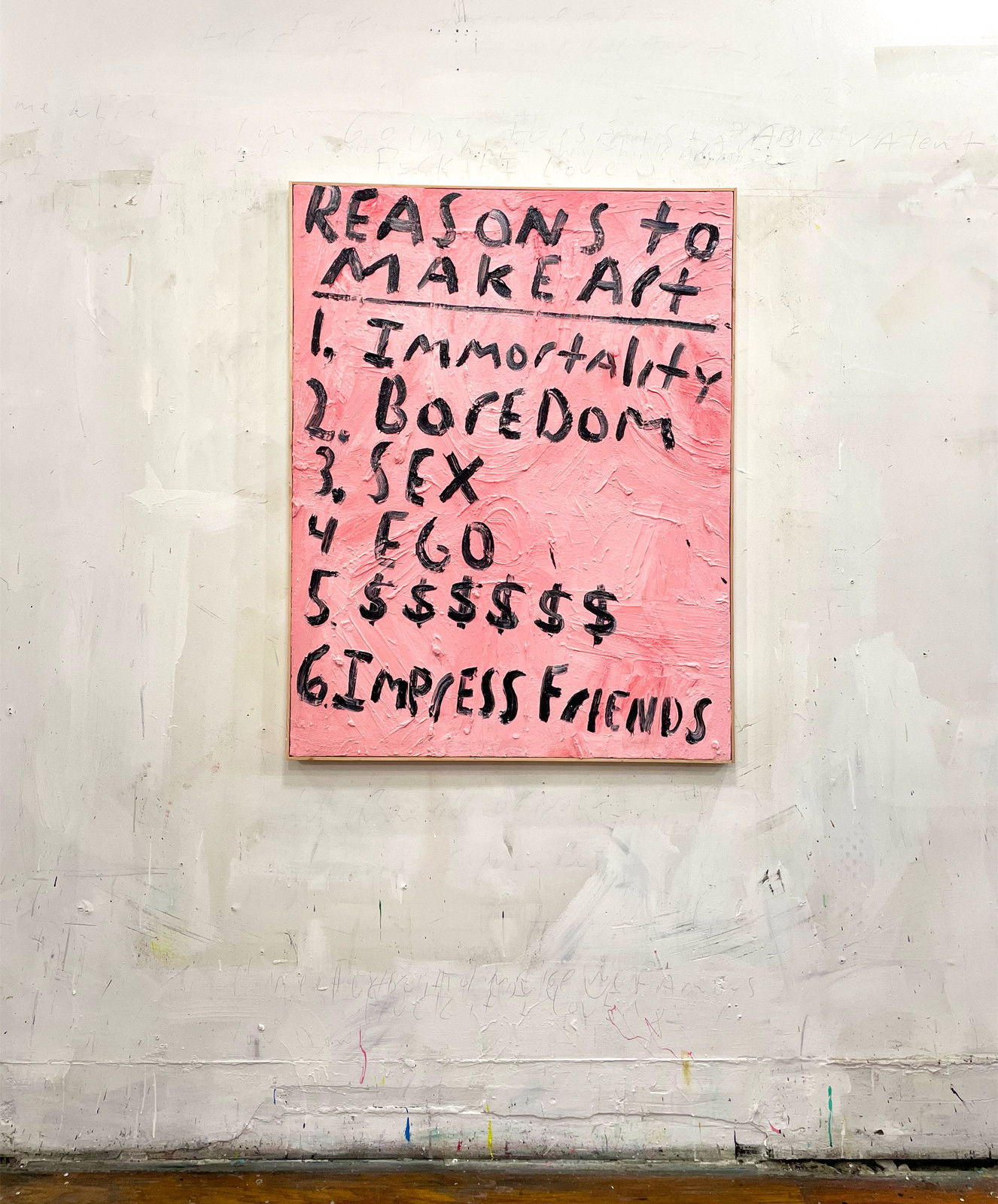 Eric Stefanski - Reasons To Make Art, 2024, Oil on canvas