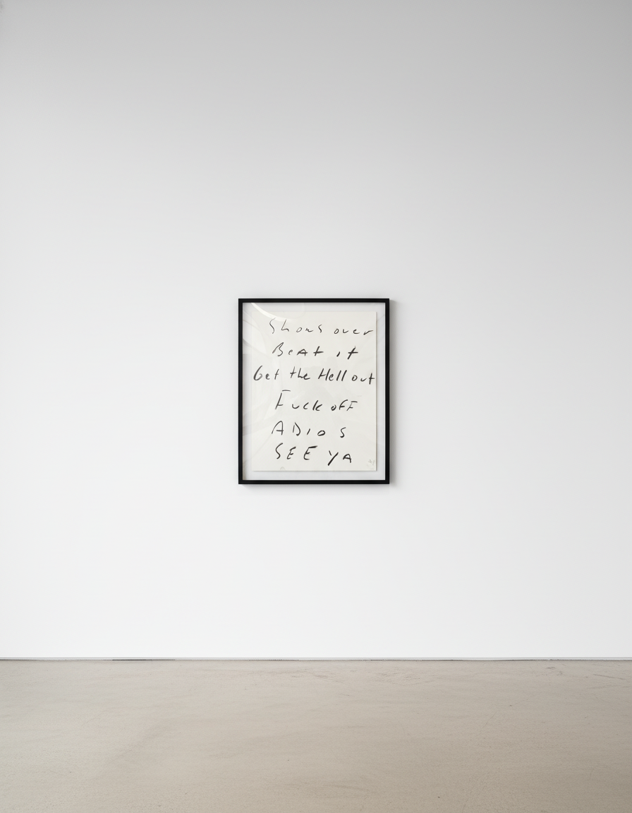 Eric Stefanski - Show's Over, 2023, Charcoal on heavyweight paper