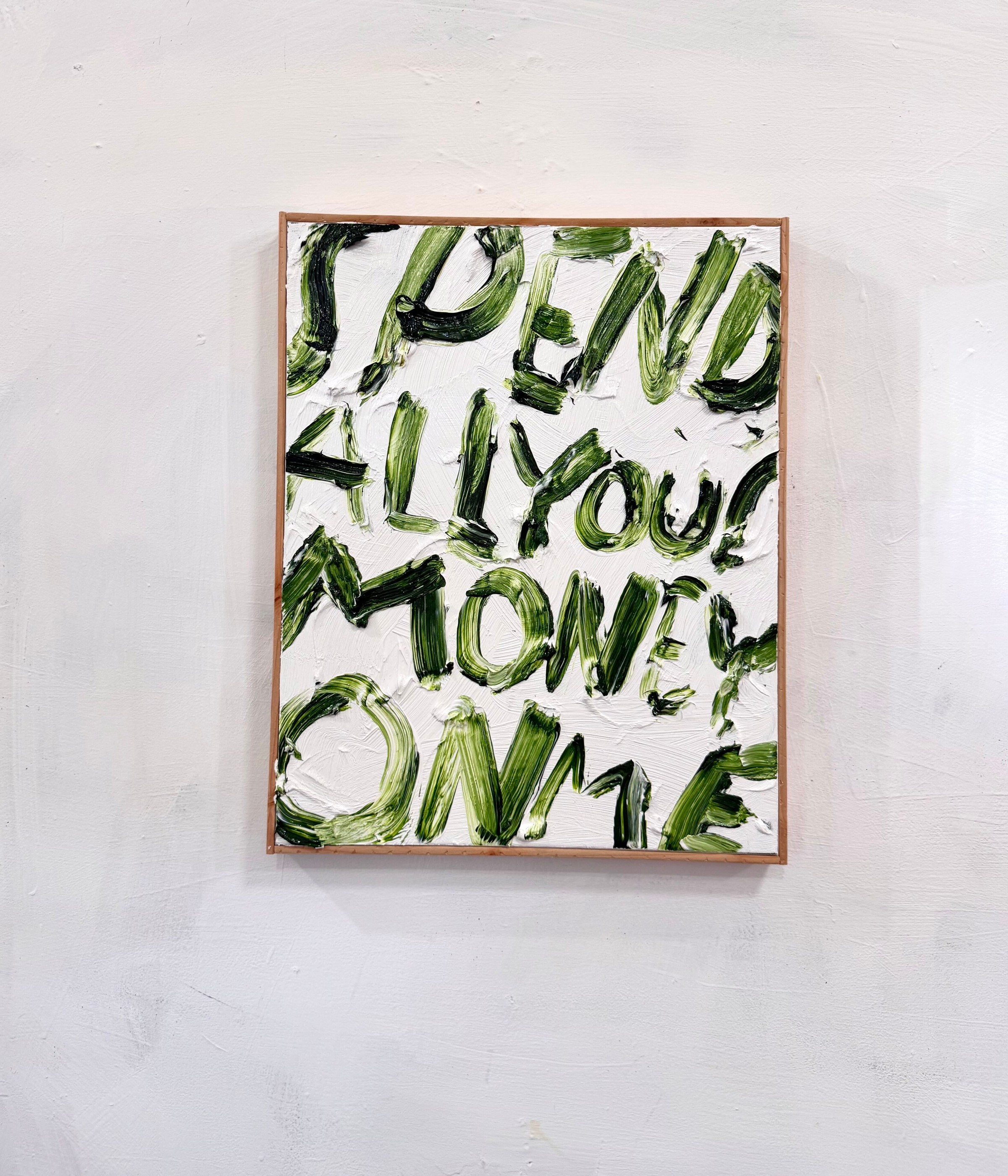 Eric Stefanski - Spend All Your Money On Me, 2026, Oil on Canvas