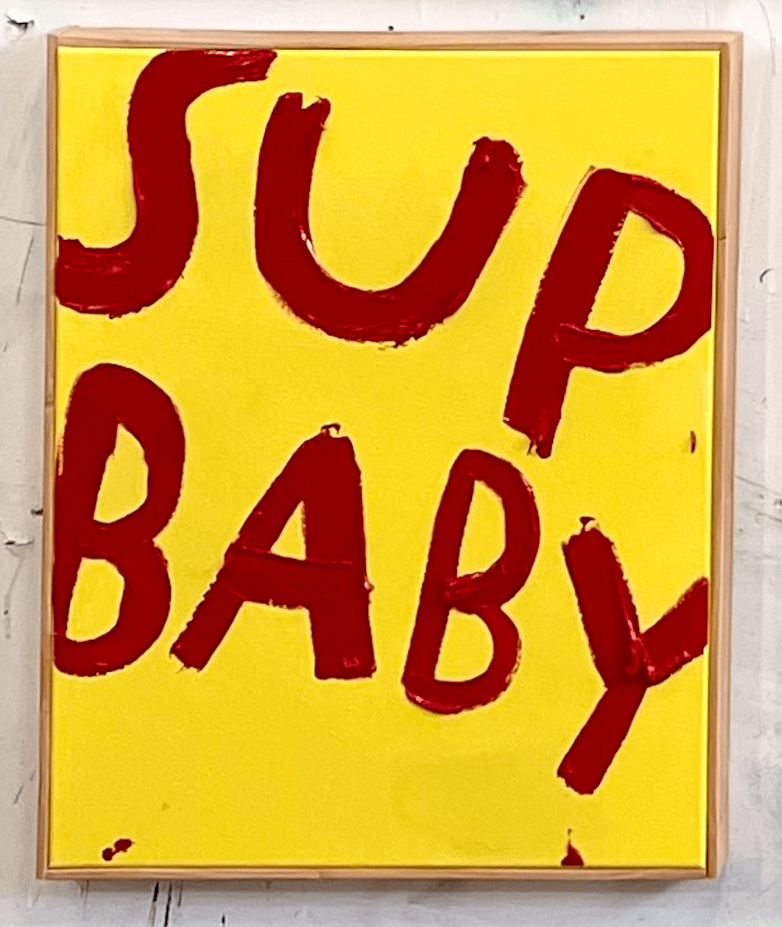 Eric Stefanski - Sup Baby, 2024, Oil on canvas