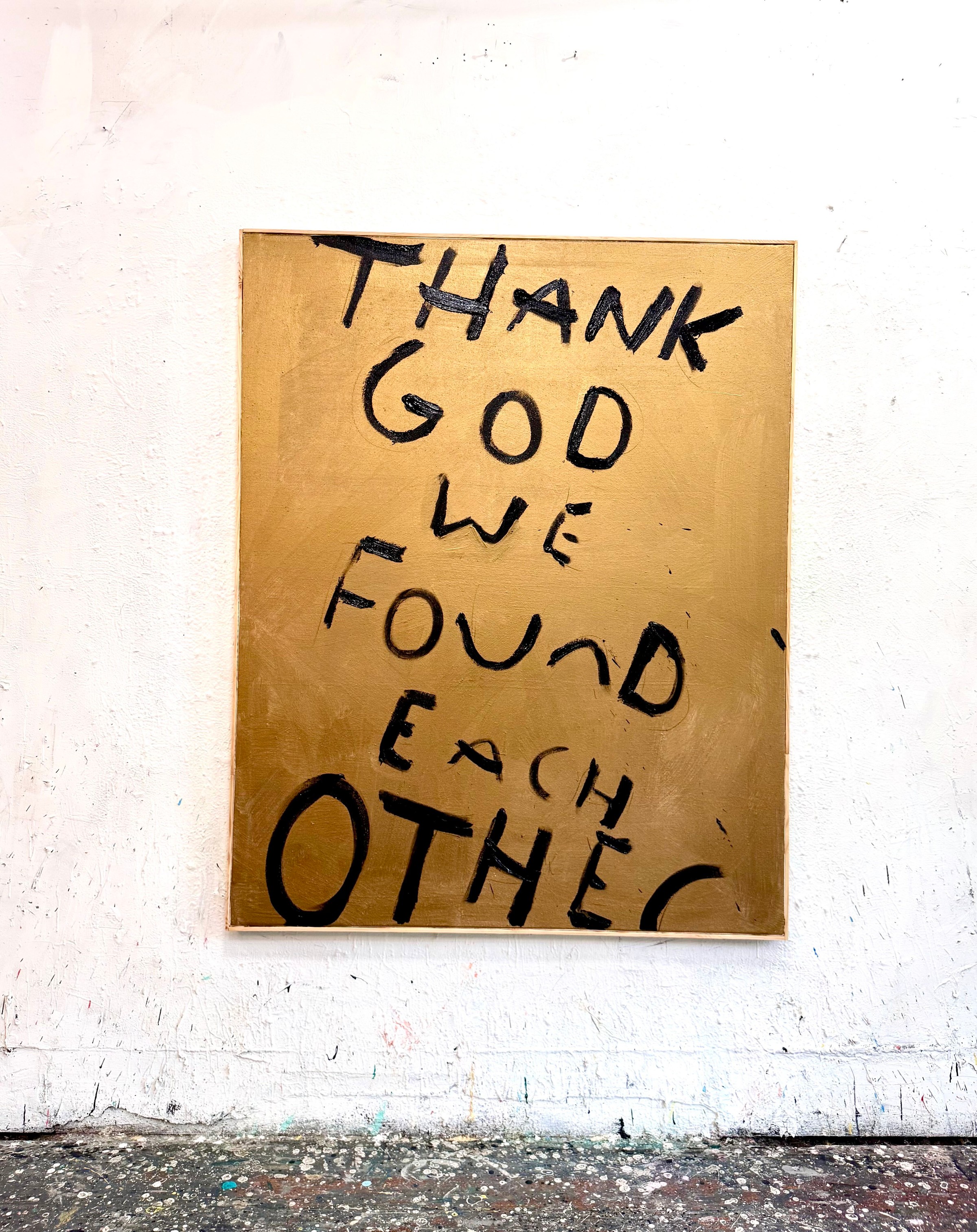 Eric Stefanski - Thank God We Found Each Other, 2026, Oil on Canvas