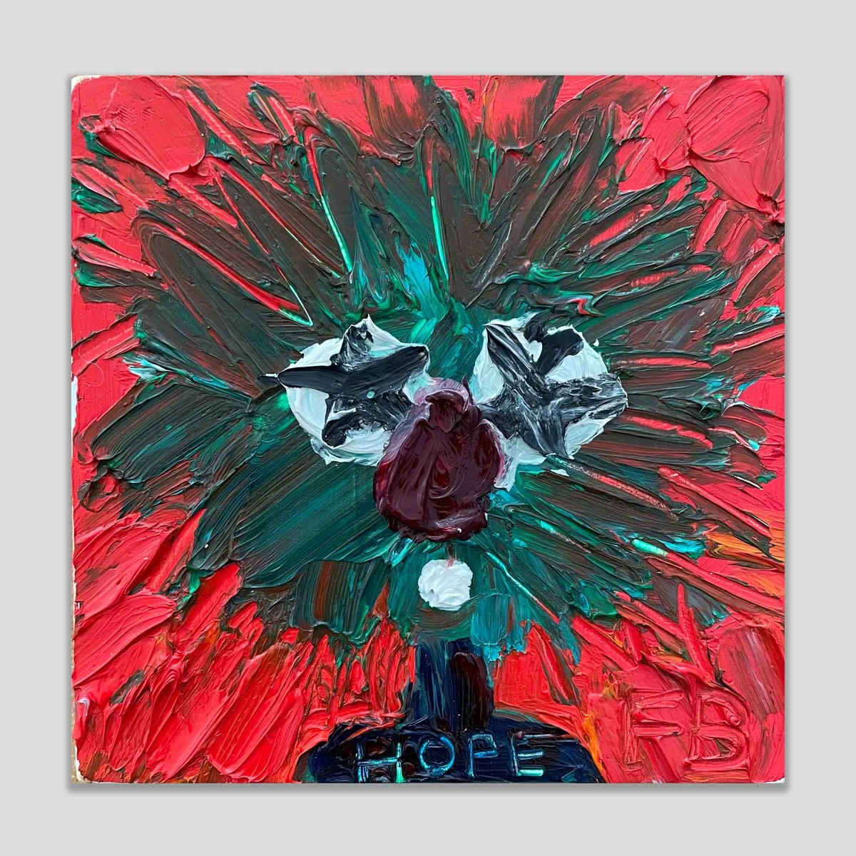 Fanny Brodar - Hope, 2022, Oil on wood panel