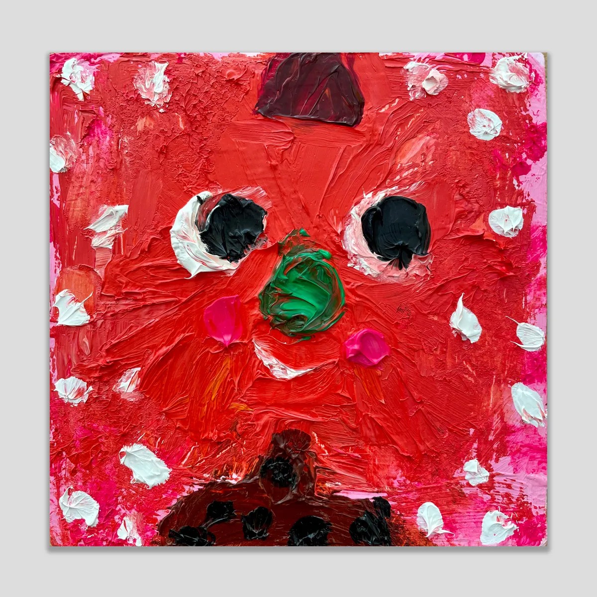 Fanny Brodar - Lady Bug, 2022, Oil on wood panel