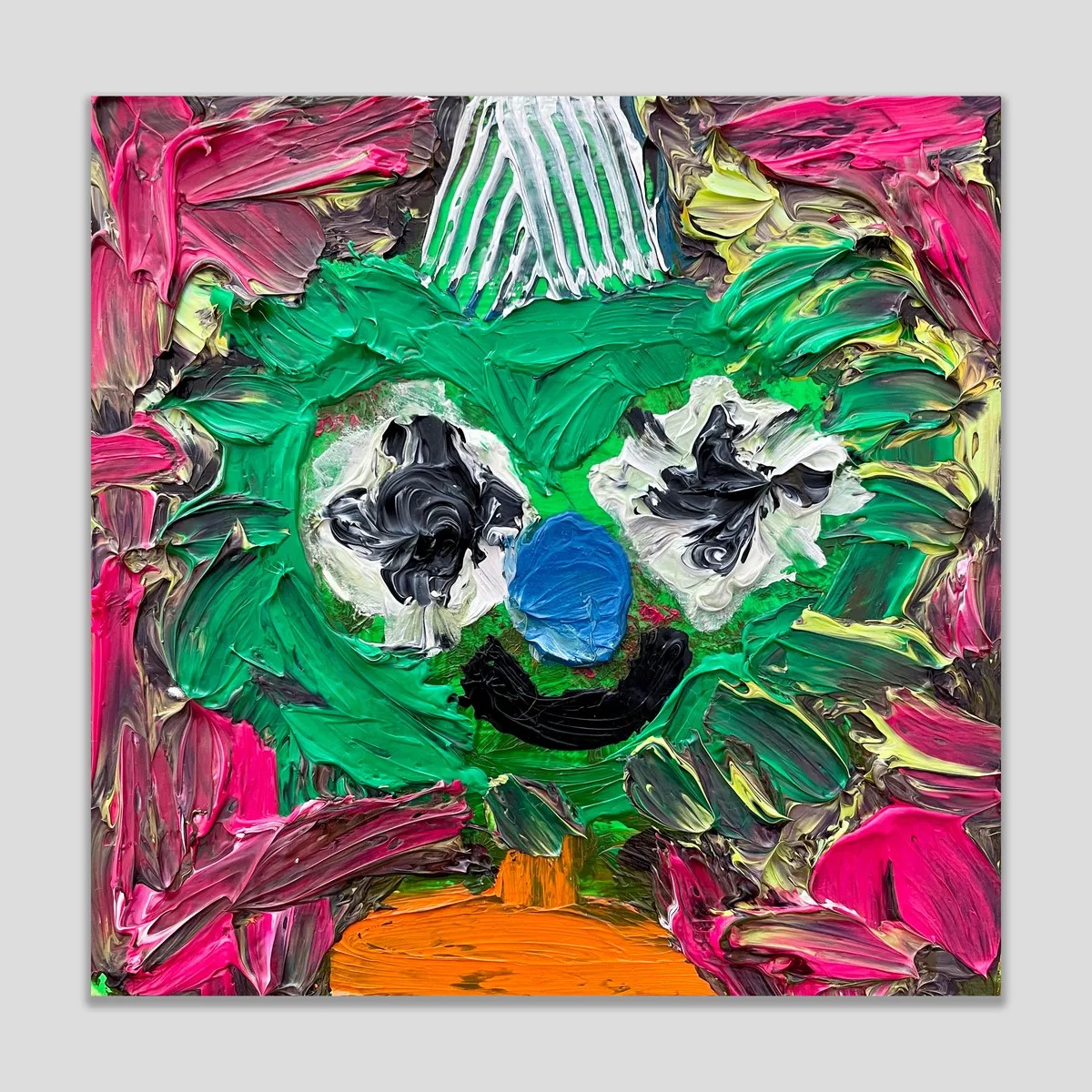 Fanny Brodar - Passion Fruit, 2022, Oil on wood panel