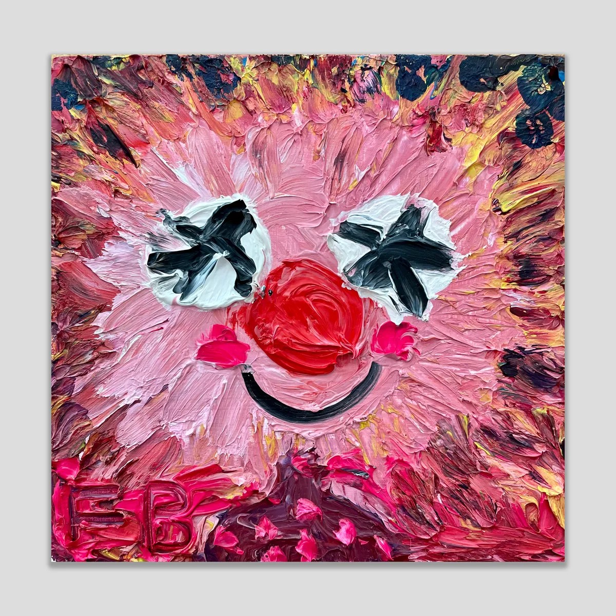 Fanny Brodar - Pop Rocks, 2022, Oil on wood panel