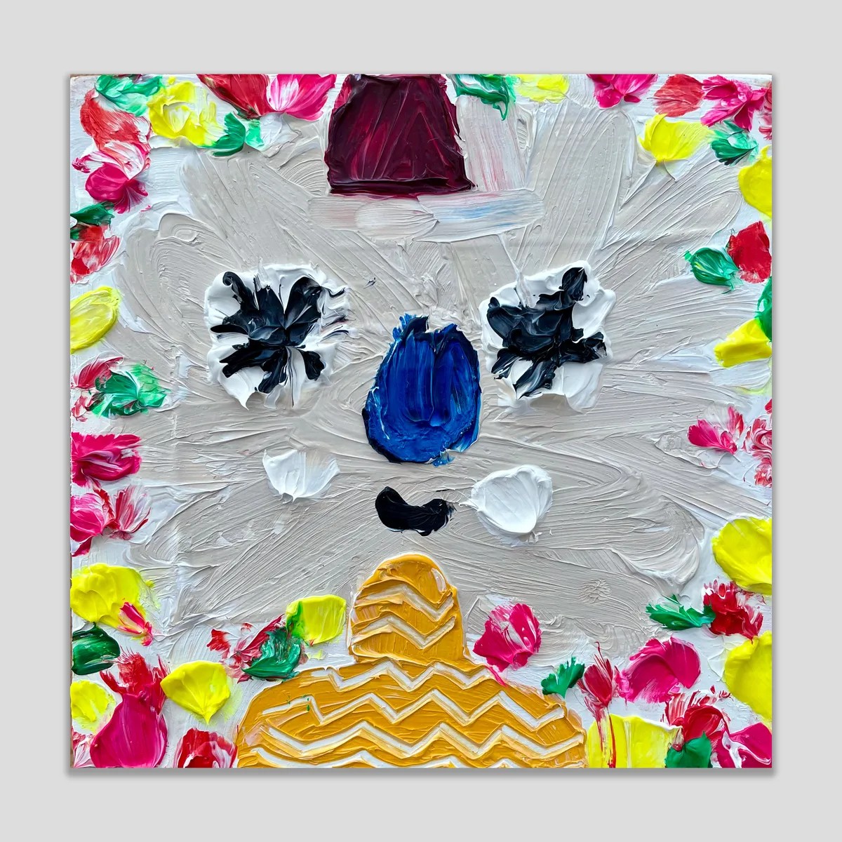 Fanny Brodar - Secret Garden, 2022, Oil on wood panel