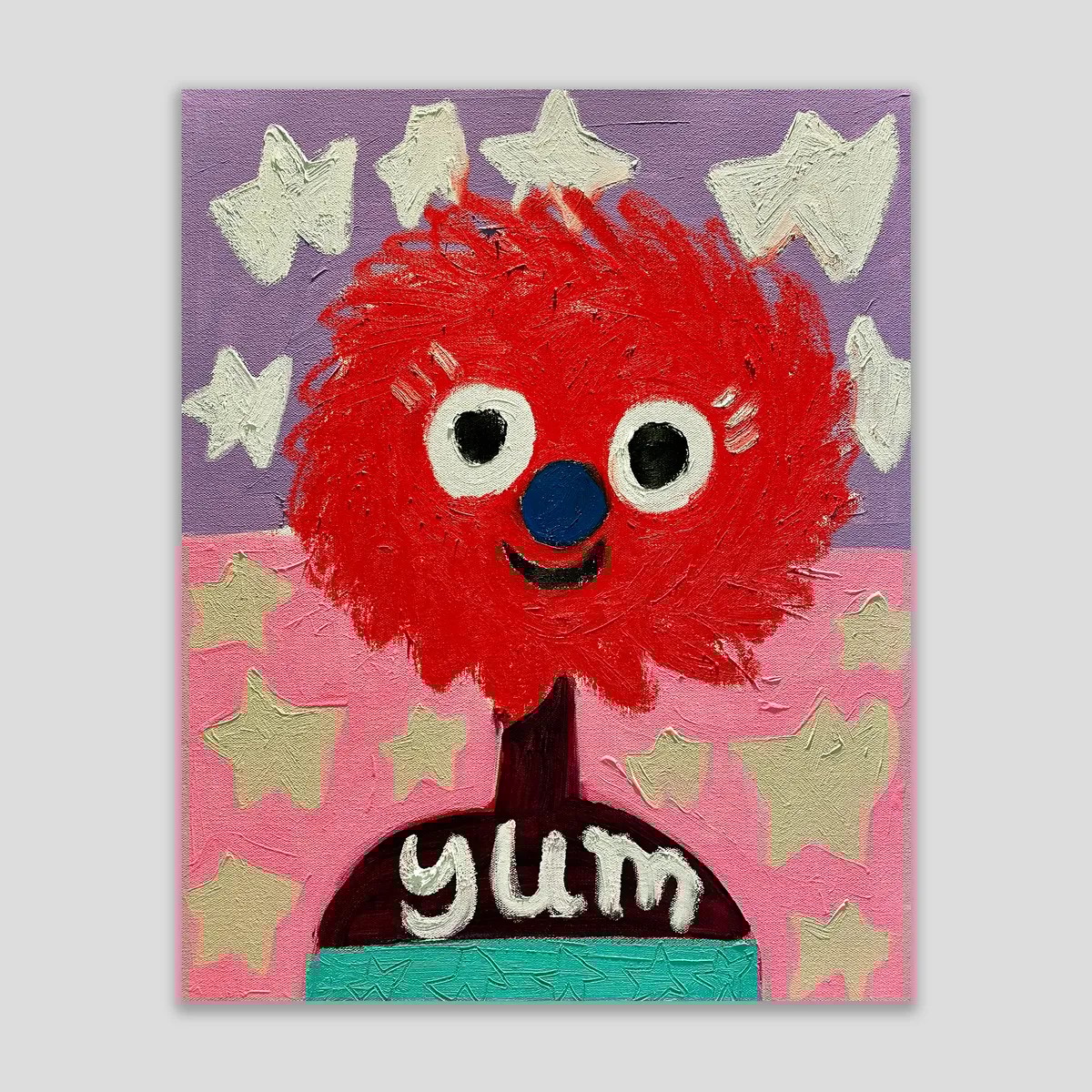 Fanny Brodar - Yum, 2022, Porcelain dinner plate with a collector presentation box
Made in the USA