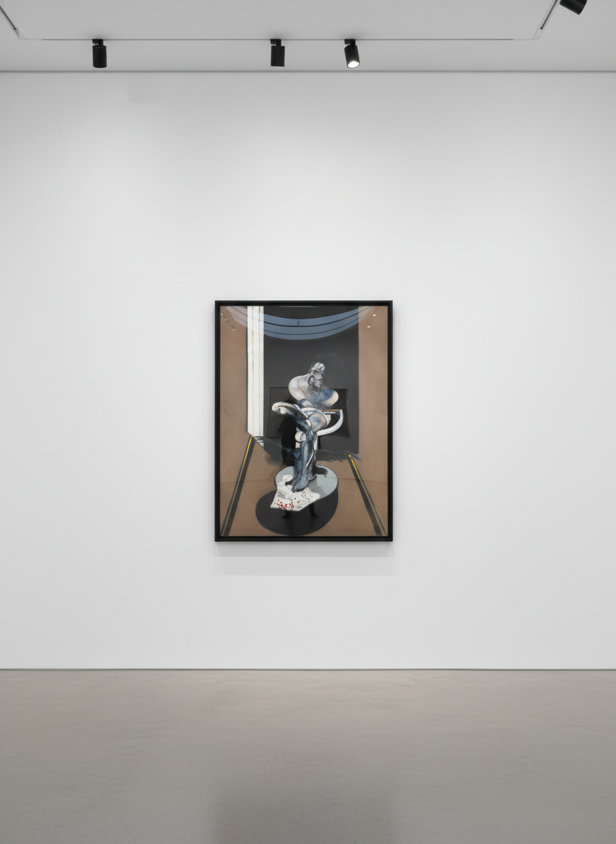 Francis Bacon - Seated Figure , after Seated Figure 1977, 1992, Aquatint