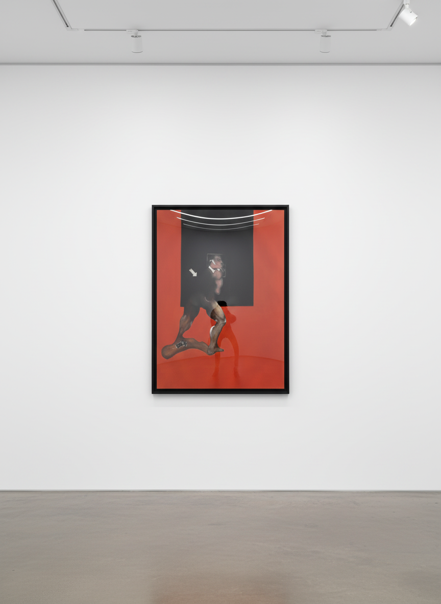 Francis Bacon - Study from Human Body , after Study from Human Body 1987, 1992, Aquatint on Fabiano paper