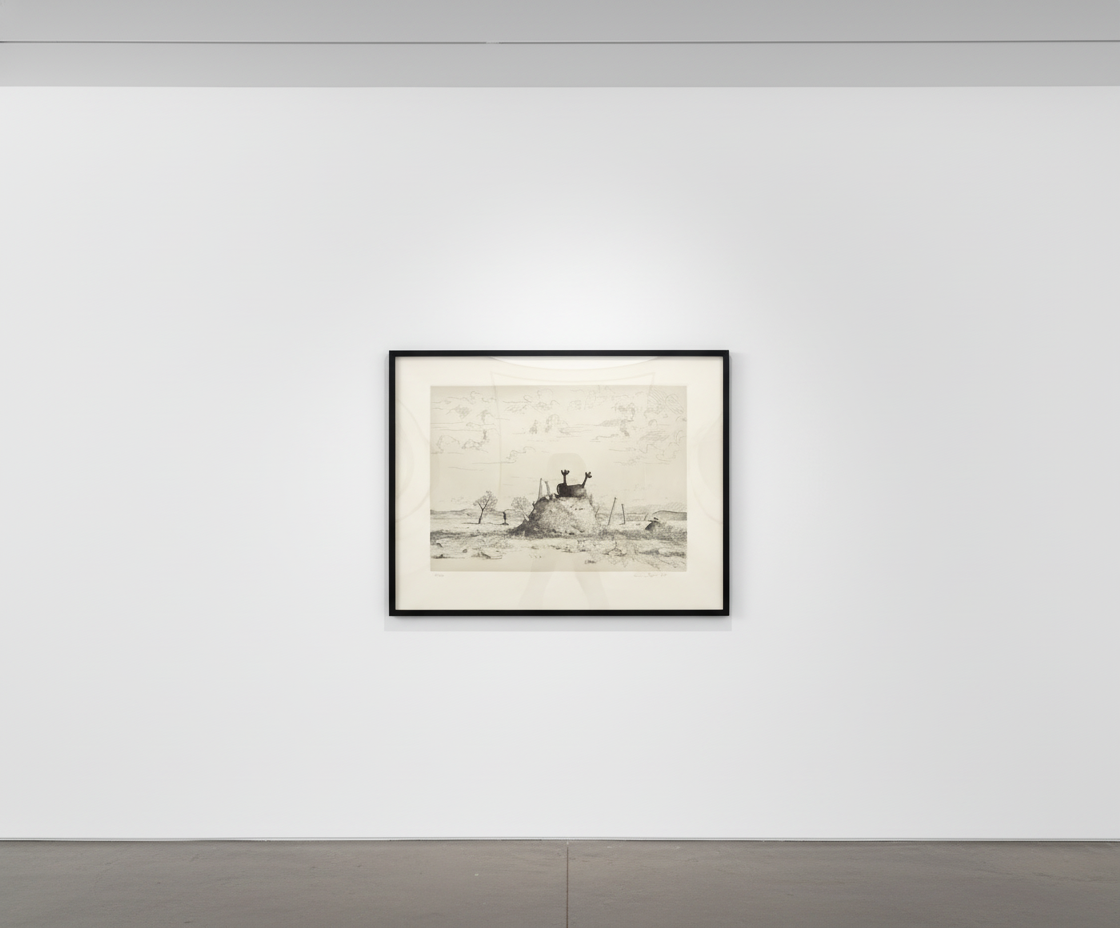 George Condo - Untitled (Port of 4), 1989, Etching