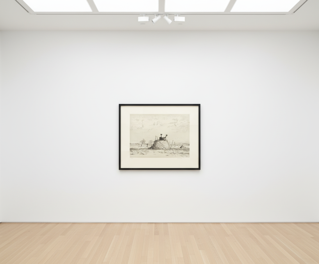 George Condo - Untitled (Port of 7), 1989, Etching