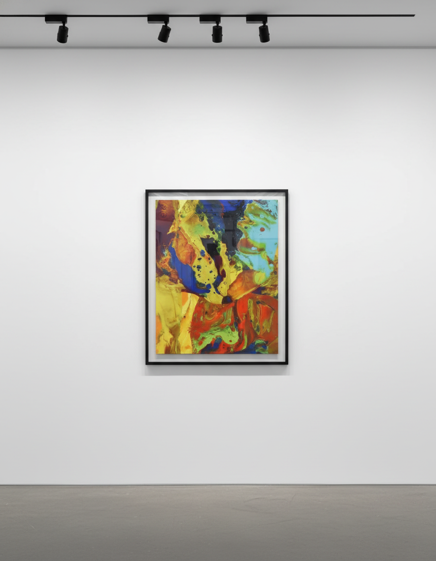 Gerhard Richter - P09, 2014, Diasec mounted chromogenic print laid on aluminum