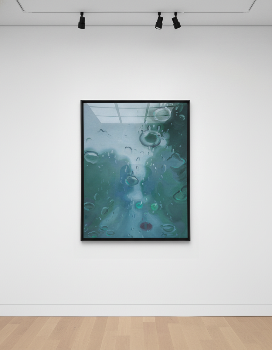 Gregory Thielker - Prelude (Blue Green), 2023, Oil on linen