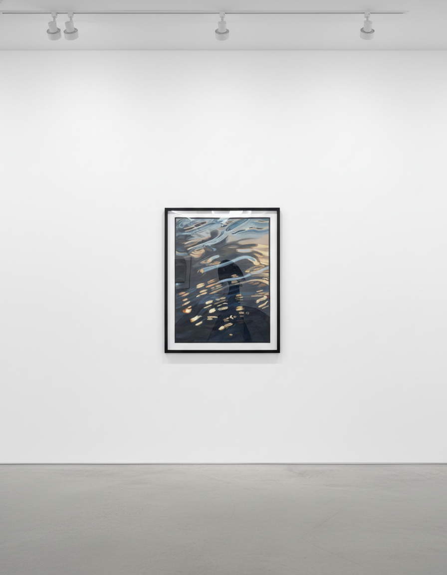 Gregory Thielker - Prelude (Orange), 2023, Oil on linen