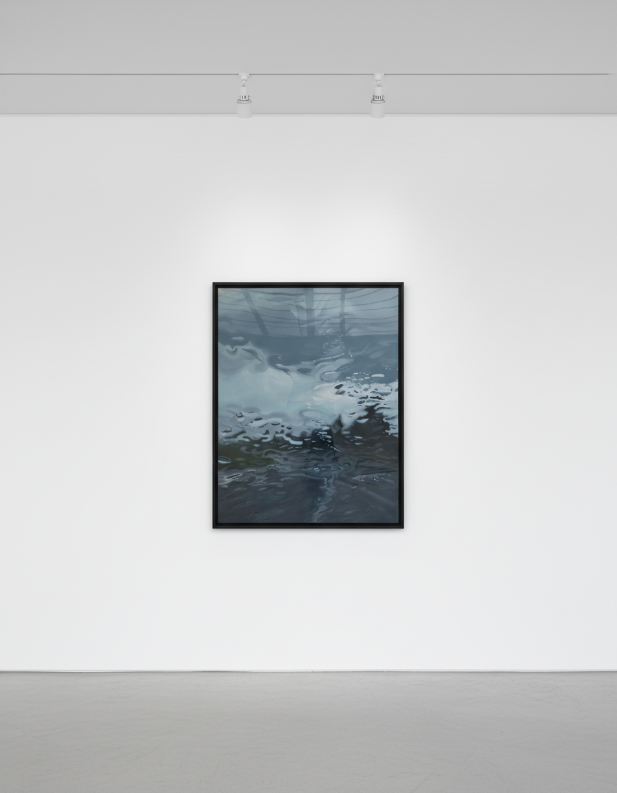 Gregory Thielker - Prelude (Pale Grey), 2024, Oil on canvas